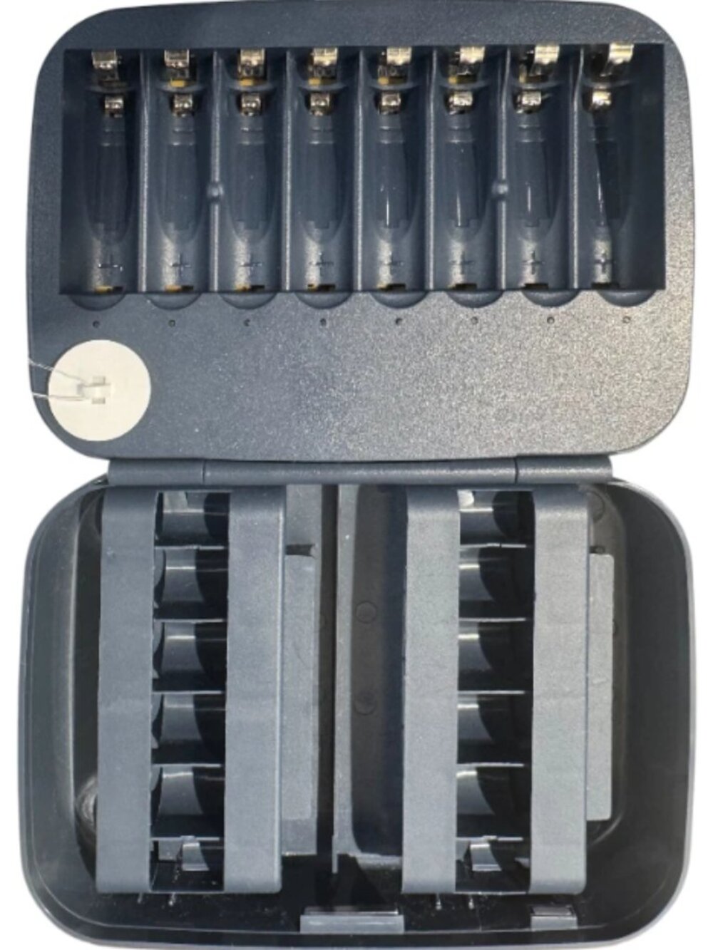 LITOSFÄR 905.466.90 Battery charger with storage, dark blue